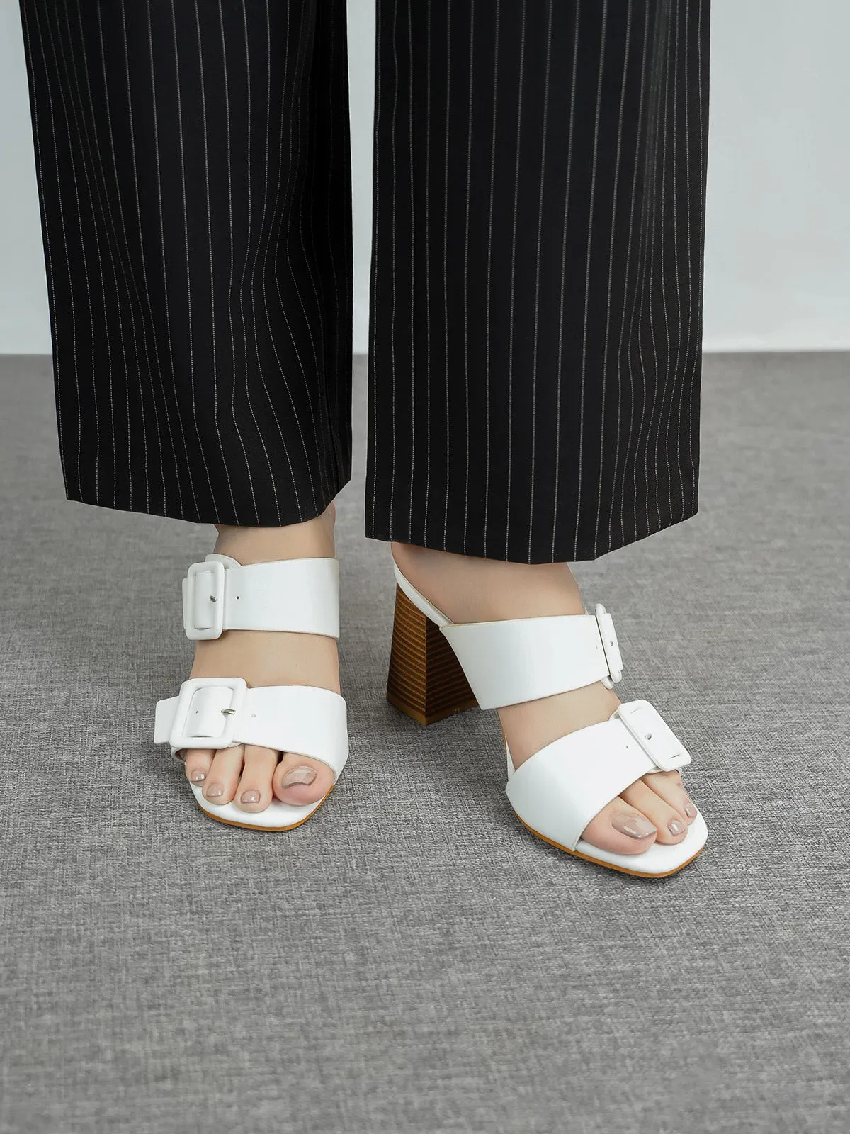 Womens "Chantria" Block Heel Sandals
