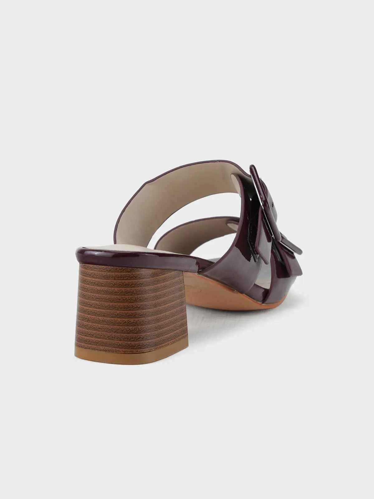 Womens "YINSHI" Adorned Block Sandals