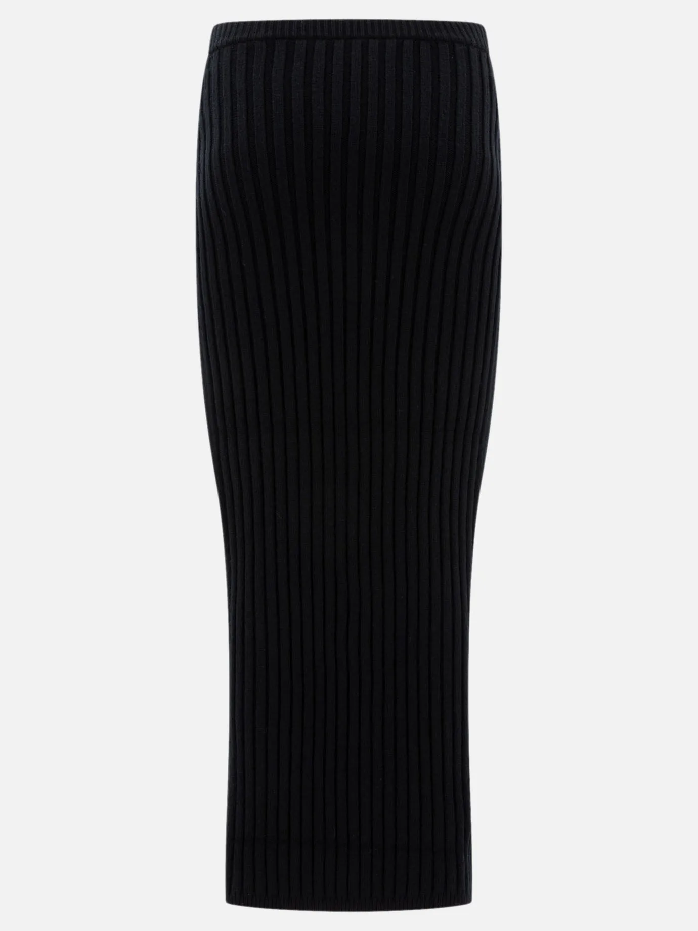 Wool and cashmere knit skirt