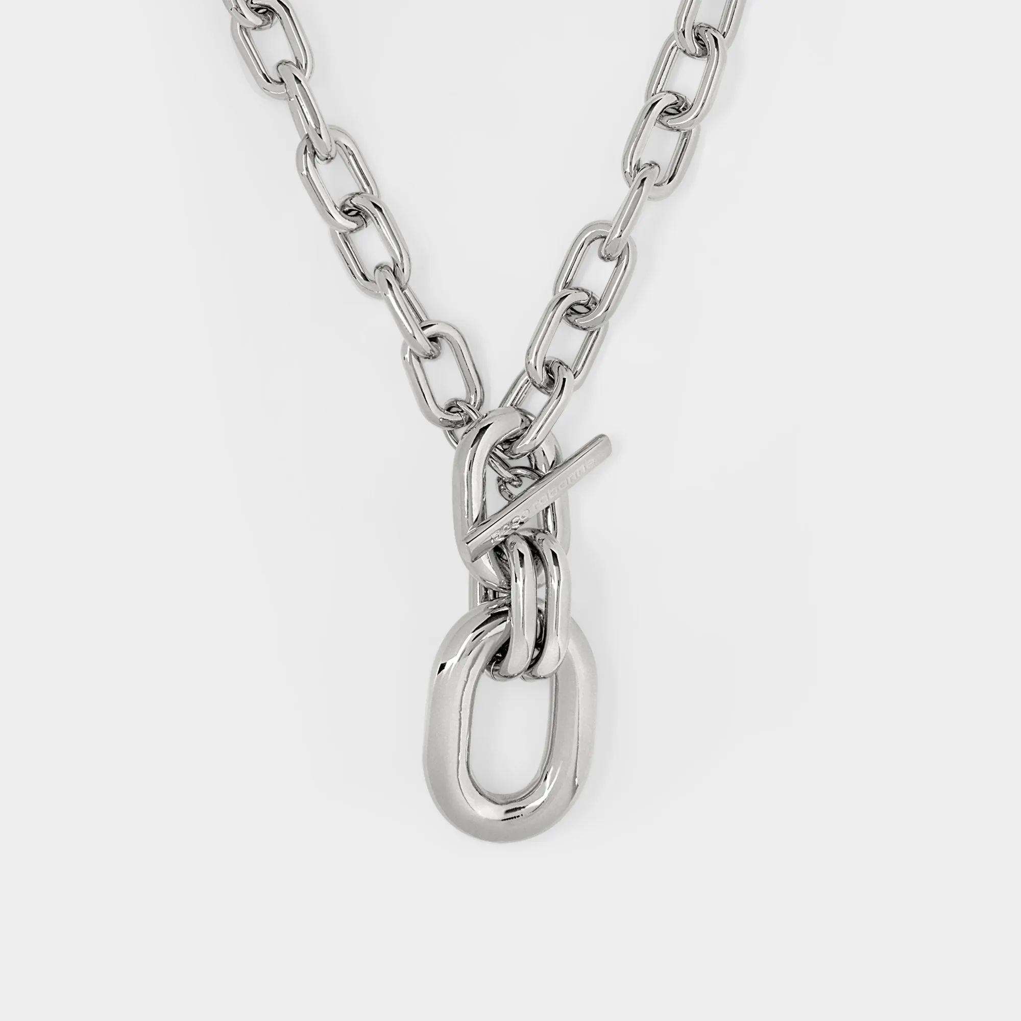 XL Link Necklace in Silver Aluminium
