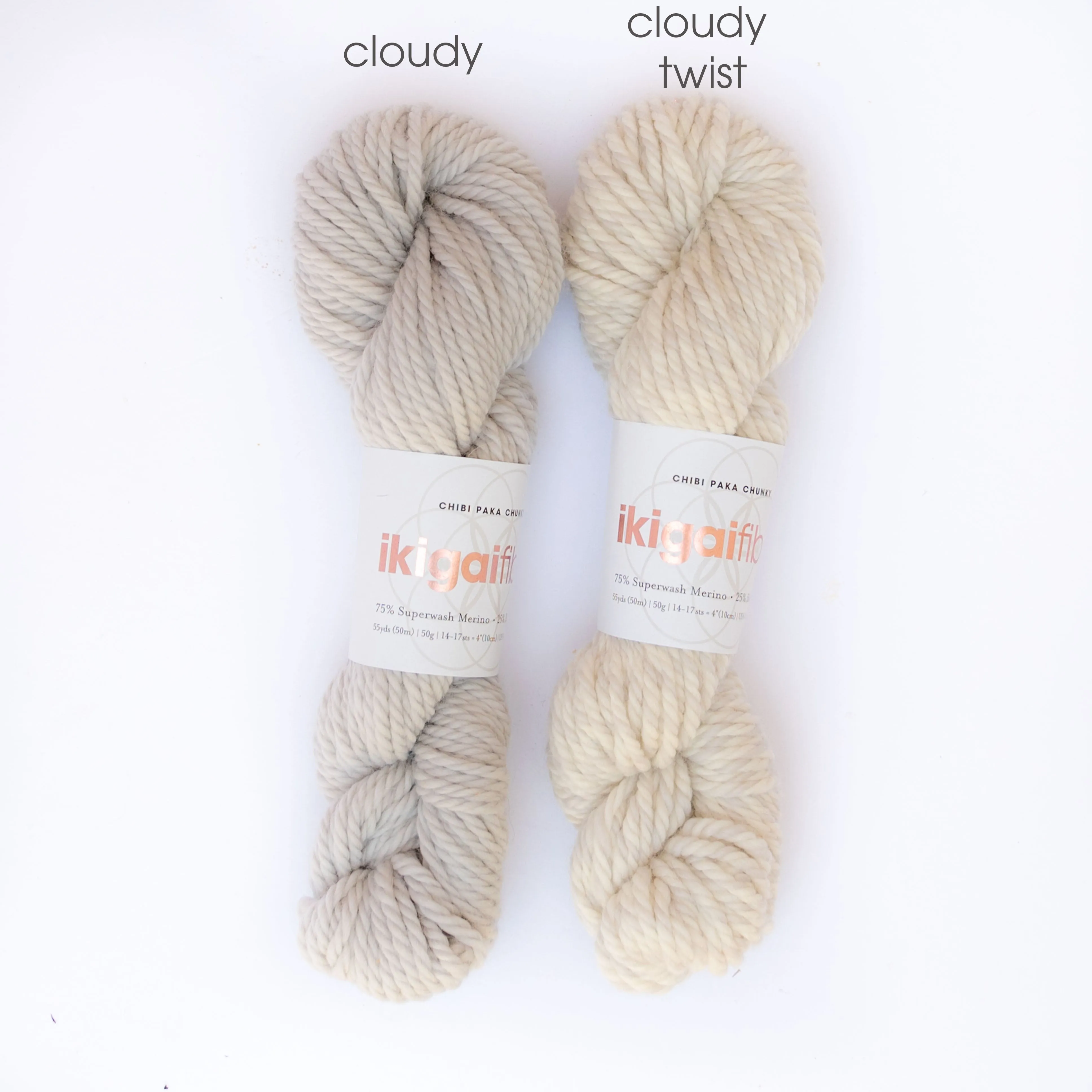 Yarn - Chibi Paka Chunky (50 g skeins)