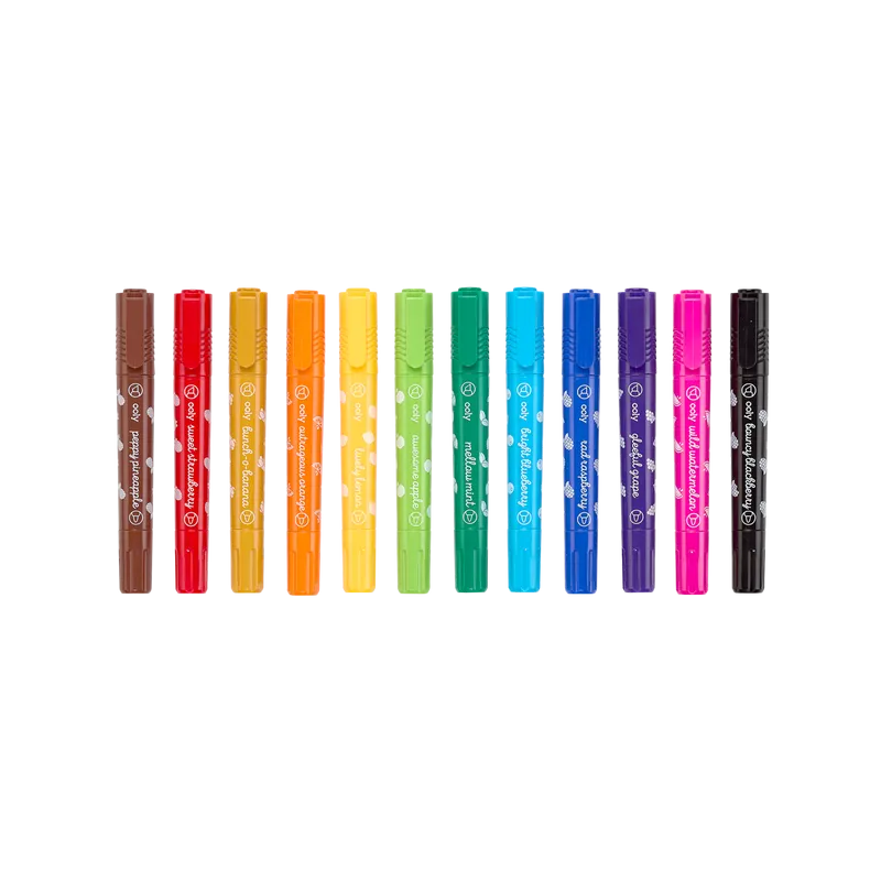 Yummy Yummy Scented Markers - Set of 12
